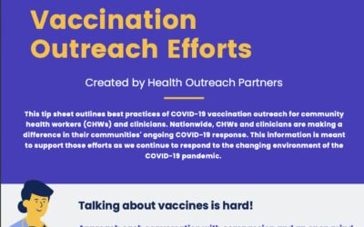 COVID-19 Vaccination Outreach Tip-Sheet