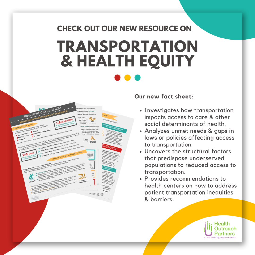 Transportation Strategies for Improving Health Outcomes